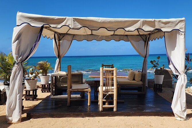 VIP Oceanfront Cabana at Bamboo Beach Club in Montego Bay - What the $550 cabana package really buys you