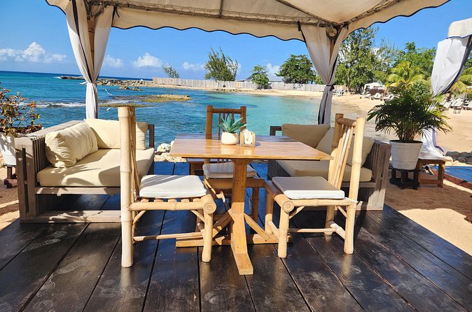 VIP Oceanfront Cabana at Bamboo Beach Club in Montego Bay - Is three hours at the beach enough?