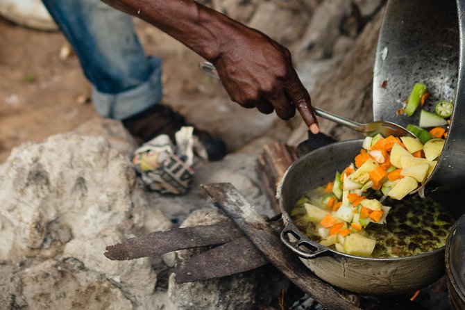 Zimbali's Rasta Tour Lunch - The uphill walk to the Rasta camp